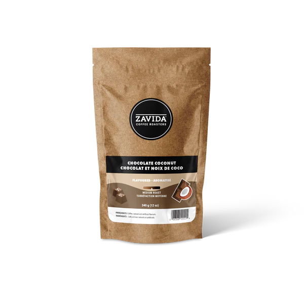 Кава Zavida Chocolate Coconut  "Шоколад Кокос" Обсмаження Середнє 340г