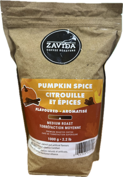 Кава Zavida Pumpkin Spice "Гарбуз та Прянощі" Обсмаження Середнє 1000 г