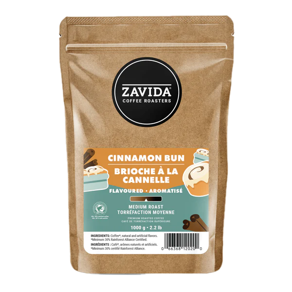 Кава Zavida Cinnamon Bun "Булочка з корицею" Обсмаження Середнє 1000 г