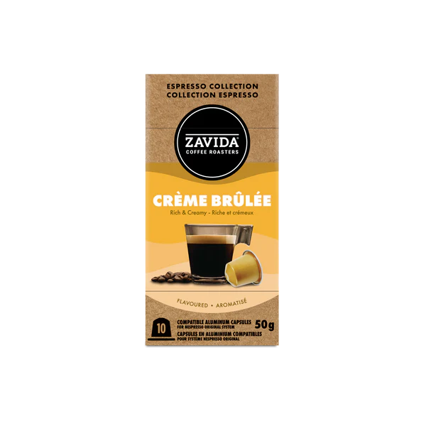 Zavida Nespresso® Crème Brûlée - Капсули Nespresso® Крем брюле