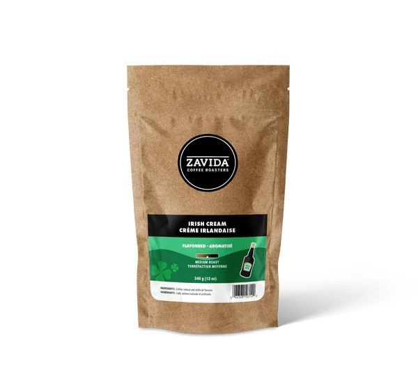Кава Zavida Irish Cream "Ірландський Крем" Обсмаження Середнє 340г (мелена)