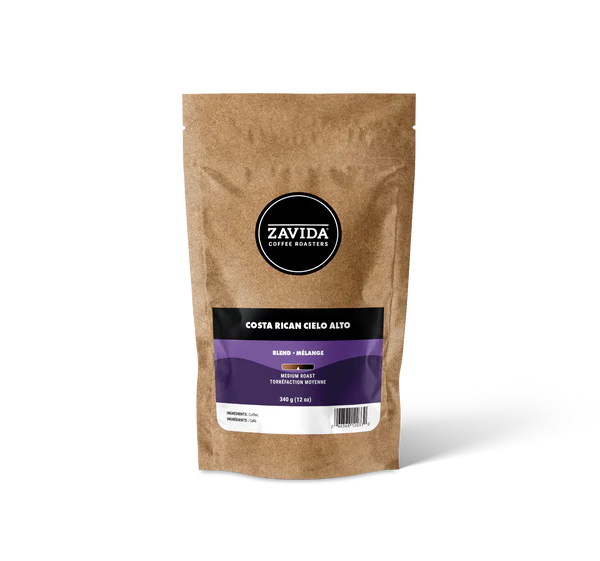 Кава Zavida Costa Rican Cielo Alto Coffee "Коста-Ріка" Обсмаження Середнє 340г (мелена)