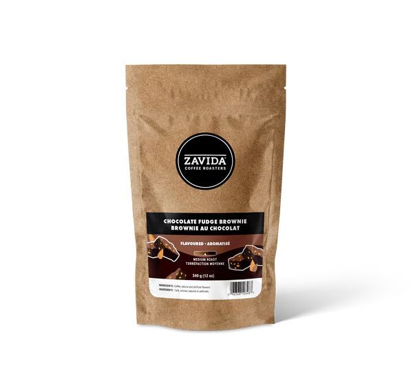 Кава Zavida Chocolate Brownie 340g "Шоколадний Брауні" Обсмаження Середнє 340г (мелена)