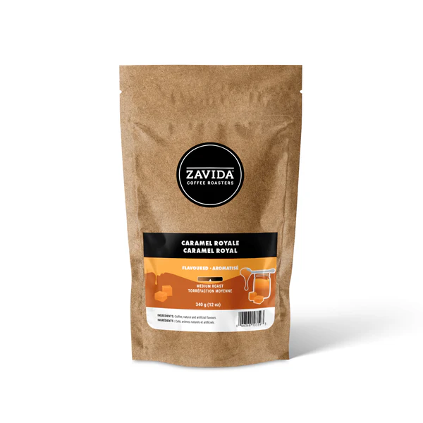Кава Zavida Caramel Royale "Карамель Рояль"Обсмаження Середнє 340г (мелена)  