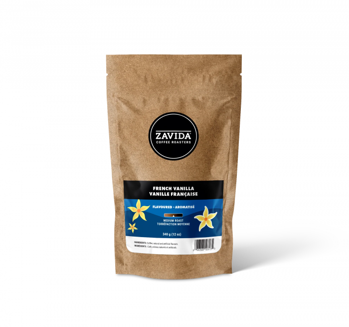 Кава Zavida French Vanilla "Французька Ваніль" Обсмаження Середньо-темне 340г (мелена)  