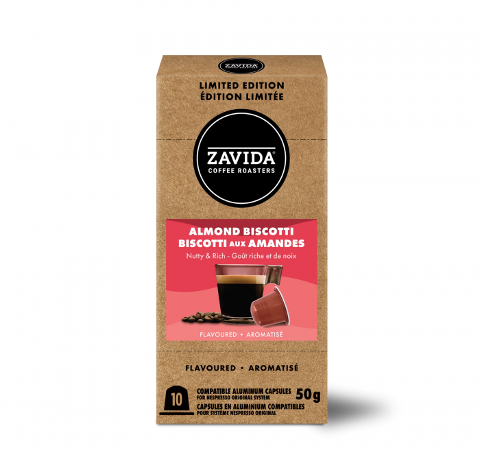 Zavida Nespresso® compatible Almond Biscotti - Капсули Nespresso® Мигдаль Біскотті